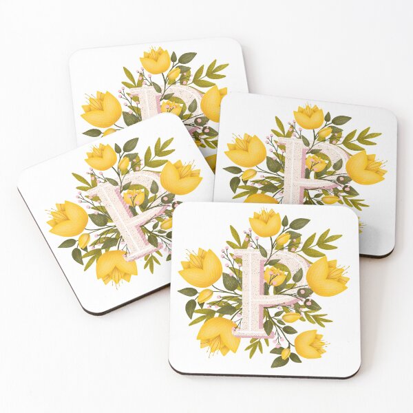 Item preview, Floral letter P monogram designed and sold by AKart19.