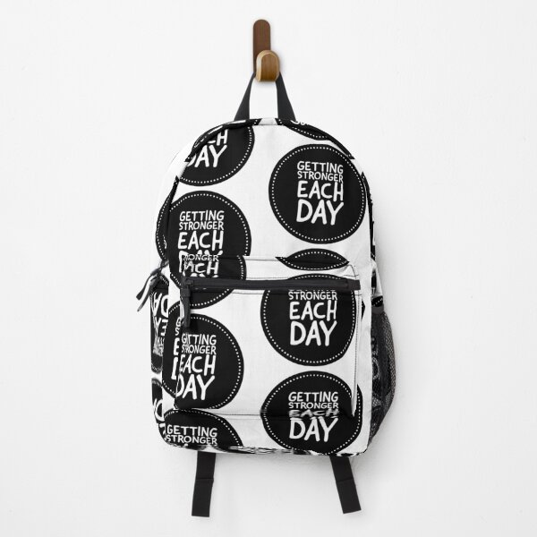 Item preview, Gym Motivation- Getting stronger each day motivational quotes designed and sold by MNSDesignHub.