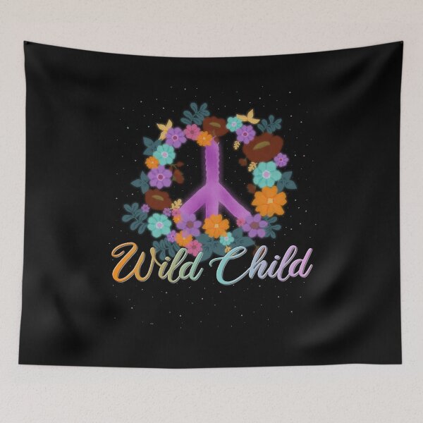 Item preview, Wild Child Peace Hippies Woodstock Retro designed and sold by AOCreativeProd.