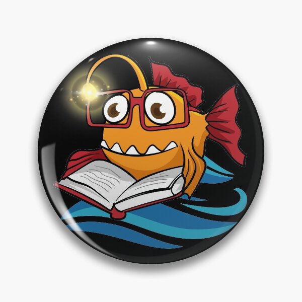 Item preview, Frogfish With Book designed and sold by ElBeDesigns.