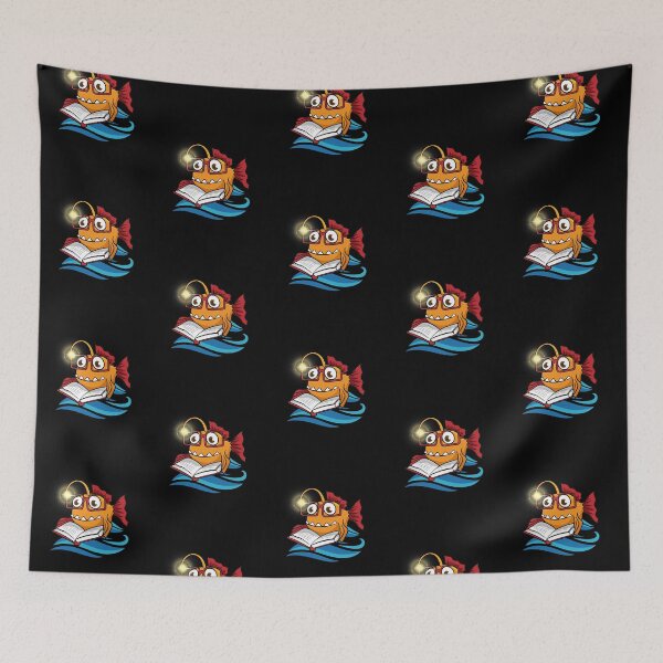 Item preview, Frogfish With Book designed and sold by ElBeDesigns.