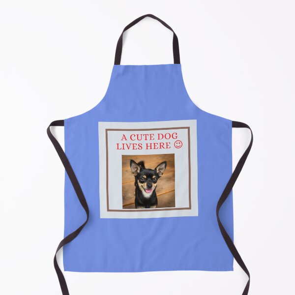 Item preview, " A CUTE DOG LIVES HERE " CUTE DOG DESIGN designed and sold by findsbyjune374.