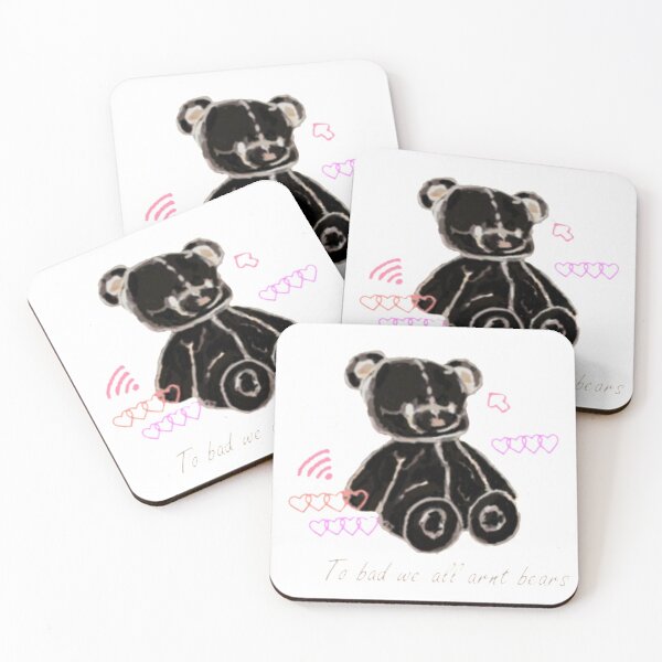 Item preview, Bear, kawaii, cute, hearts, aesthetic designed and sold by apstarz.