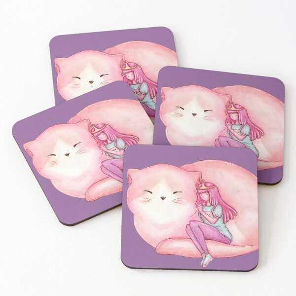 Item preview, Princess Bubblegum and Timmy the cat from Adventure Time™ designed and sold by Denise, Denisn't.