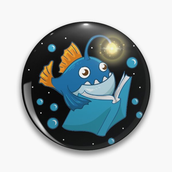 Item preview, Reading devil fish designed and sold by ElBeDesigns.