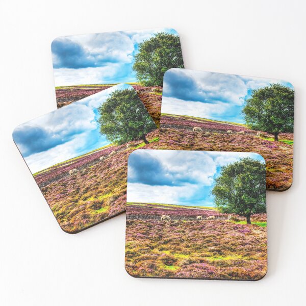 Item preview, The Yorkshire Moors Sheep On The Purple Heather designed and sold by Paul Thompson Photography.