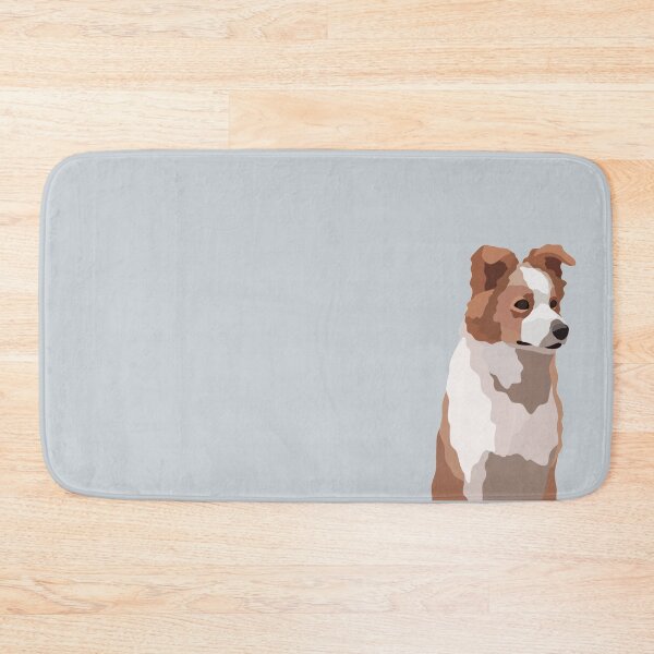Item preview, Ginger Border Collie Dog Portrait Digital Illustration designed and sold by sherylwylie.