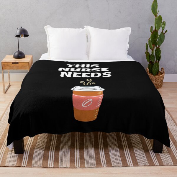 Item preview, This Nurse Needs Coffee In Black designed and sold by LuckyKermit.