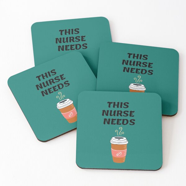 Item preview, This Nurse Needs Coffee In Green designed and sold by LuckyKermit.