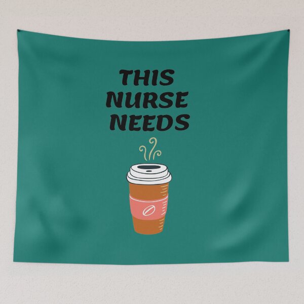 Item preview, This Nurse Needs Coffee In Green designed and sold by LuckyKermit.