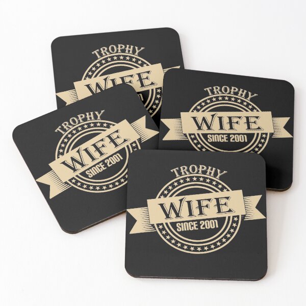 Item preview, Trophy Wife Since 2001 - Trophy Wife Graphic and Sticker Pack designed and sold by WilsonCreekArts.