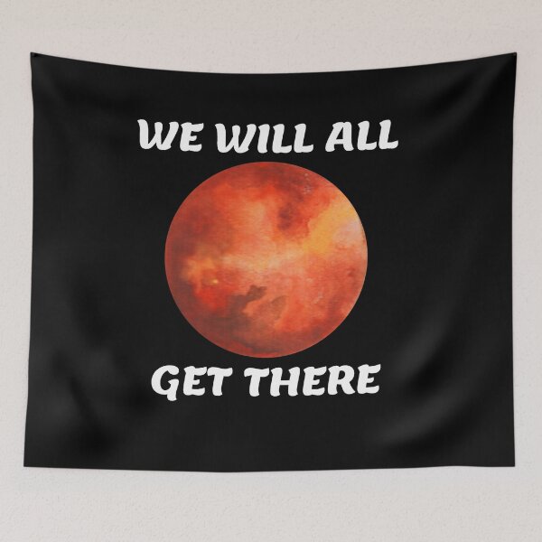 Item preview, We Will All Get There In Black designed and sold by LuckyKermit.