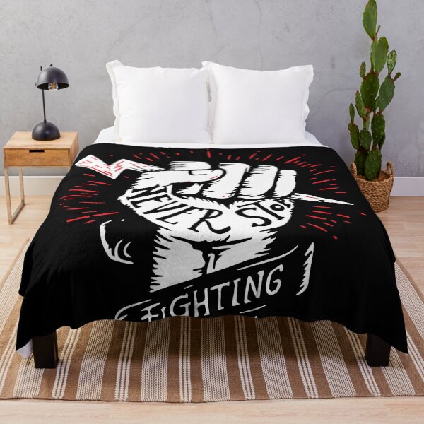 Item preview, Never stop your fighting spirit designed and sold by designdroplet.