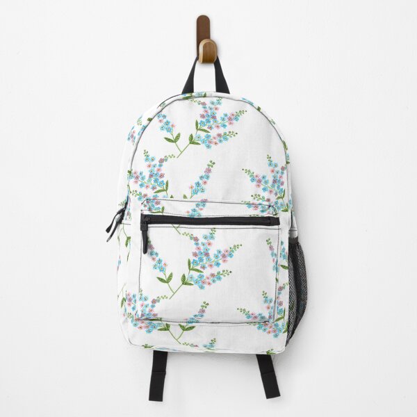 Item preview, forget me not flowers watercolor hand drawn seamless pattern designed and sold by linagaiaart.