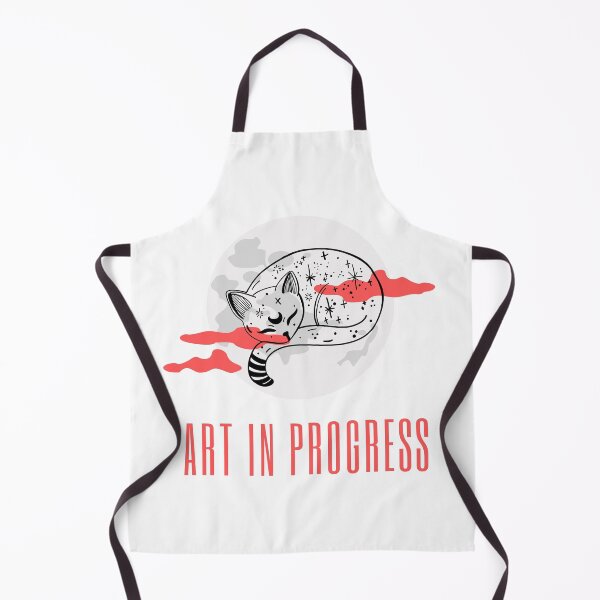 Item preview, Art in Progress Cat & Moon Coral Light designed and sold by Sershni.