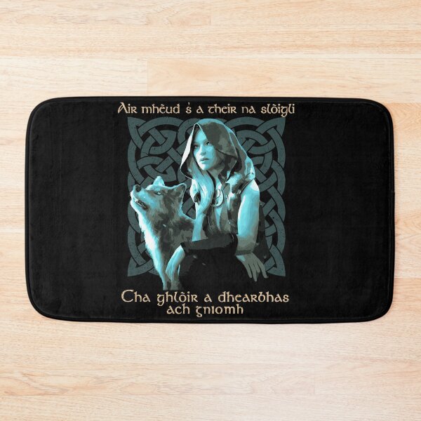 Item preview, Not Words But Deeds, Gaelic Language Proverb, Celtic Inspirational Design, Celtic Wisdom, Irish Proverb Design designed and sold by Proverbial Wisdom Design.