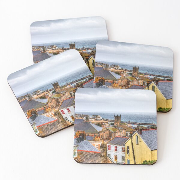 Item preview, St Ives Bay From Above The Rooftops, Cornwall, UK designed and sold by Paul Thompson Photography.