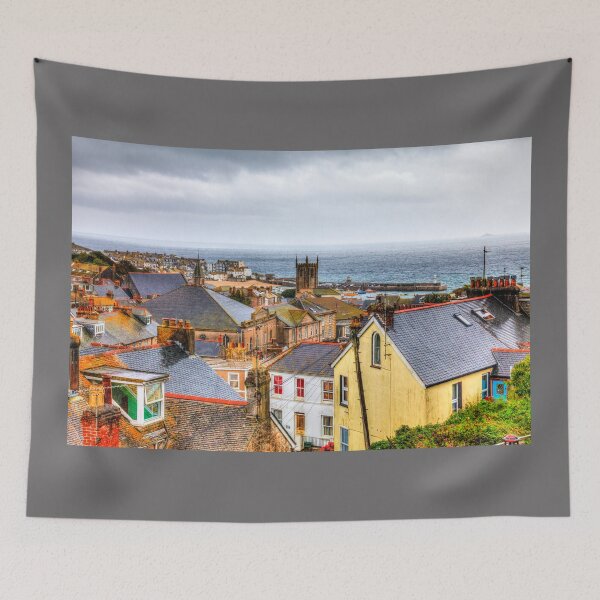 Item preview, St Ives Bay From Above The Rooftops, Cornwall, UK designed and sold by Paul Thompson Photography.
