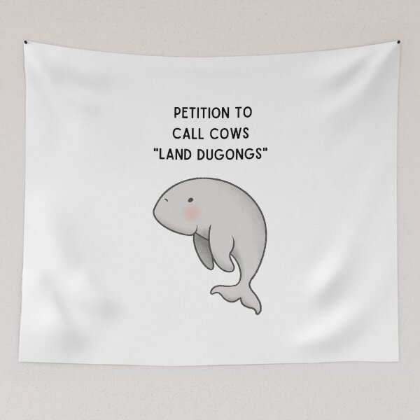 Item preview, Petition to Call Cows Land Dugongs designed and sold by ToastyBopShop.