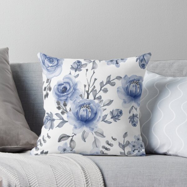 Aperçu de l'œuvre En avril, nous portons un motif de fleurs bleues créée et vendue par benbear76.