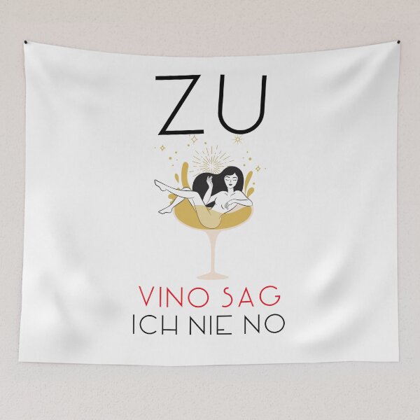 Item preview, Zu vino sag ich nie no 2 designed and sold by max-art-lvl.