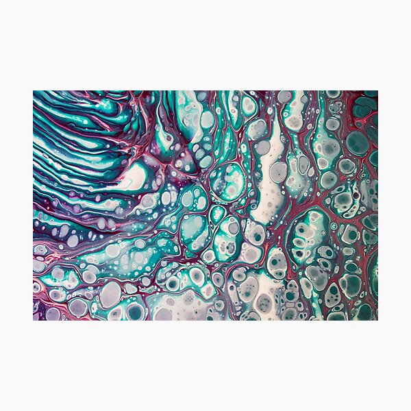 Abstract Acrylic Close up Photographic Print