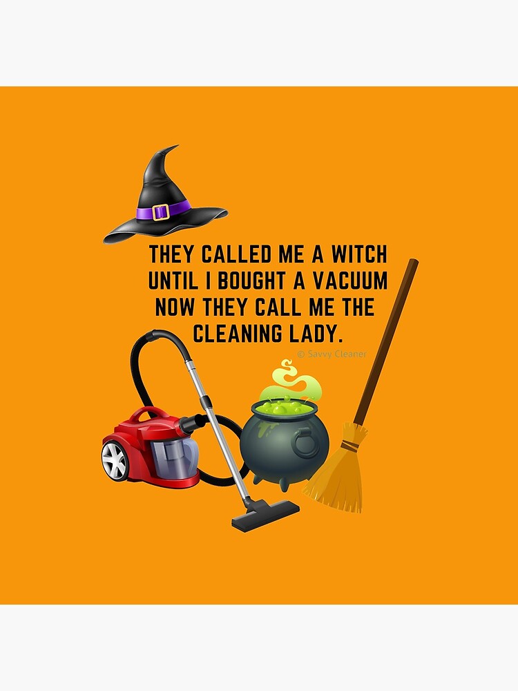 Thumbnail 5 of 5, Coasters (Set of 4), They Called Me a Witch Halloween Cleaning Lady Fun designed and sold by SavvyCleaner.