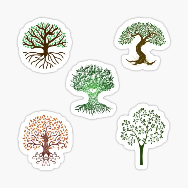 Item preview, STICKER PACK - TREE OF LIFE designed and sold by Tien Lam.