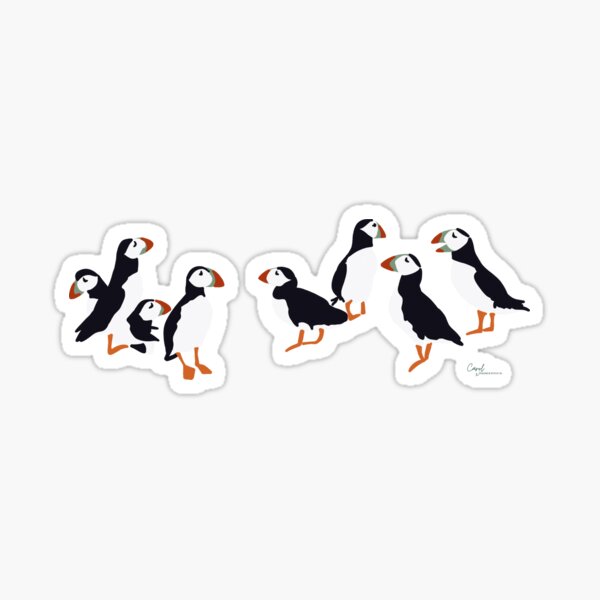 Puffins Sticker