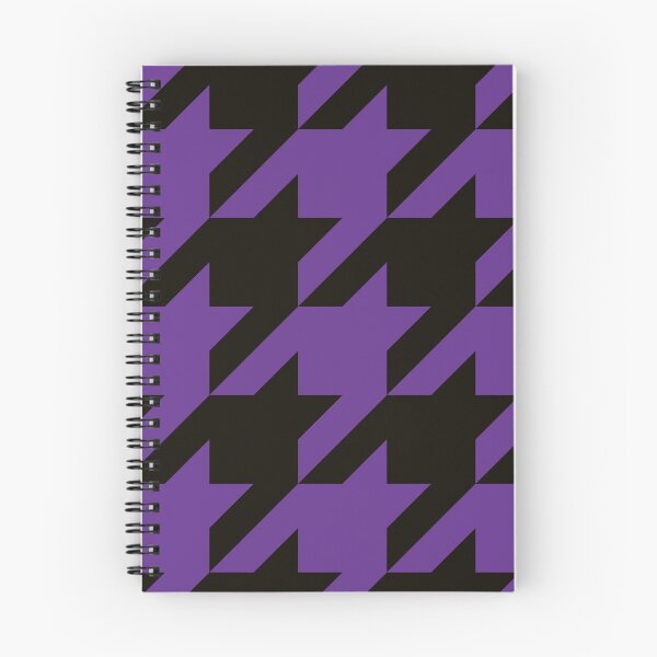Item preview, Purple and Black Houndstooth Large designed and sold by Feeling Artsy.