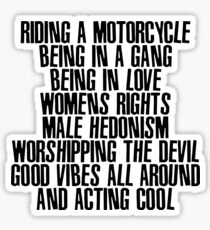 motorcycle Sticker