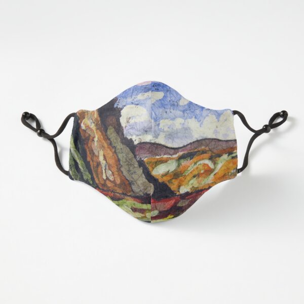 Landscape Scene batik Fitted 3-Layer