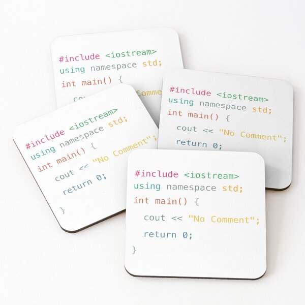 Item preview, No Comment in C# C++ Programmer life designed and sold by jeseno.