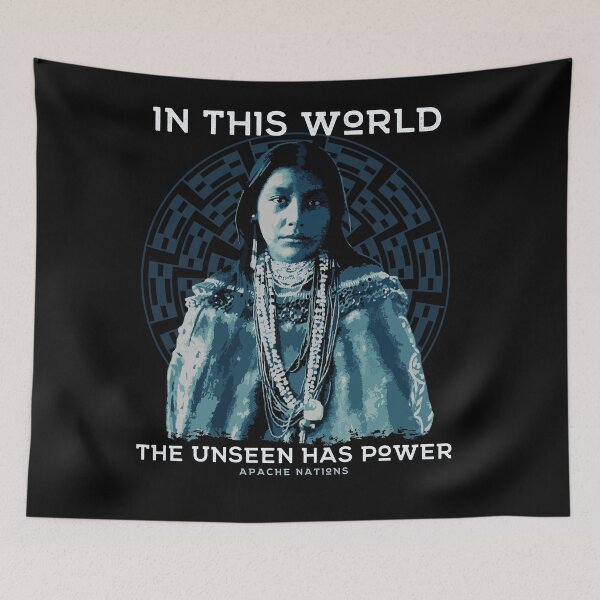 Item preview, In This World, the Unseen Has Power, Native American, Apache Nation Proverb designed and sold by Proverbial Wisdom Design.
