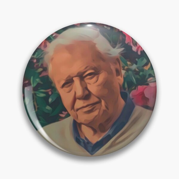 Item preview, David Attenborough  designed and sold by littledinosaurs.