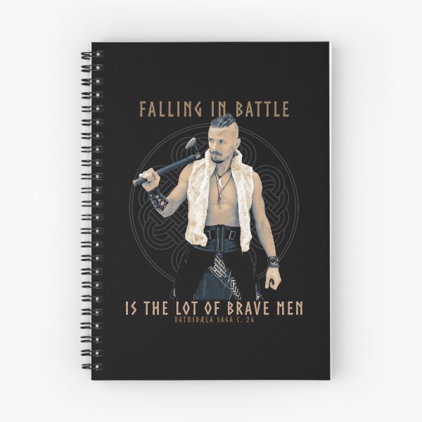 Item preview, Falling in Battle is the Lot of Brave Man, Norse Mythology, Viking Design, Norse Proverb, Vikings, Viking Gift designed and sold by Proverbial Wisdom Design.