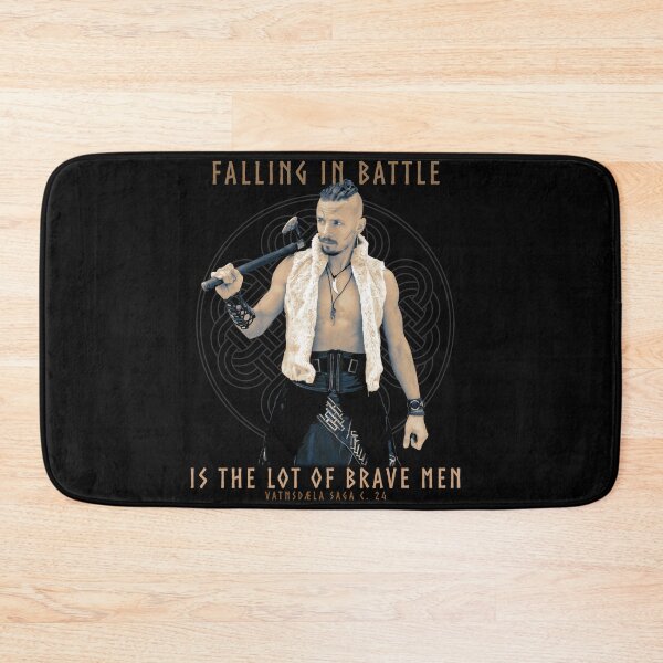Item preview, Falling in Battle is the Lot of Brave Man, Norse Mythology, Viking Design, Norse Proverb, Vikings, Viking Gift designed and sold by Proverbial Wisdom Design.