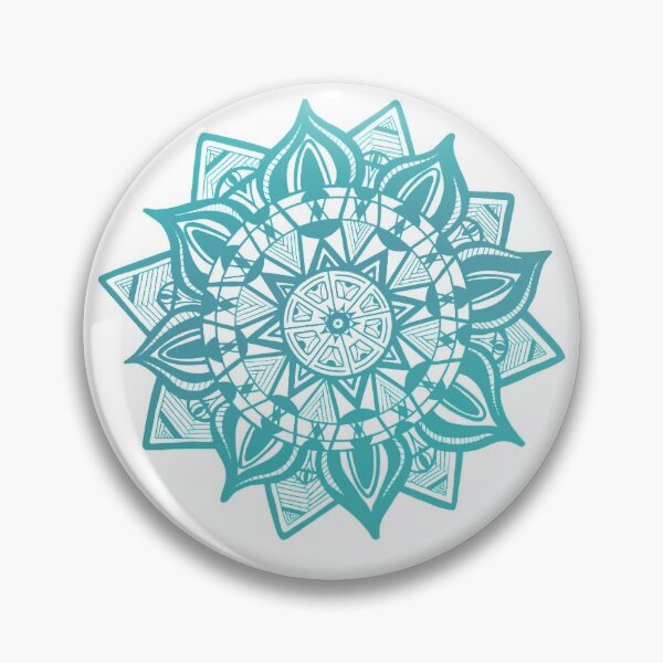 Item preview,  Blue Mist Mandala Circle designed and sold by artbynicki.