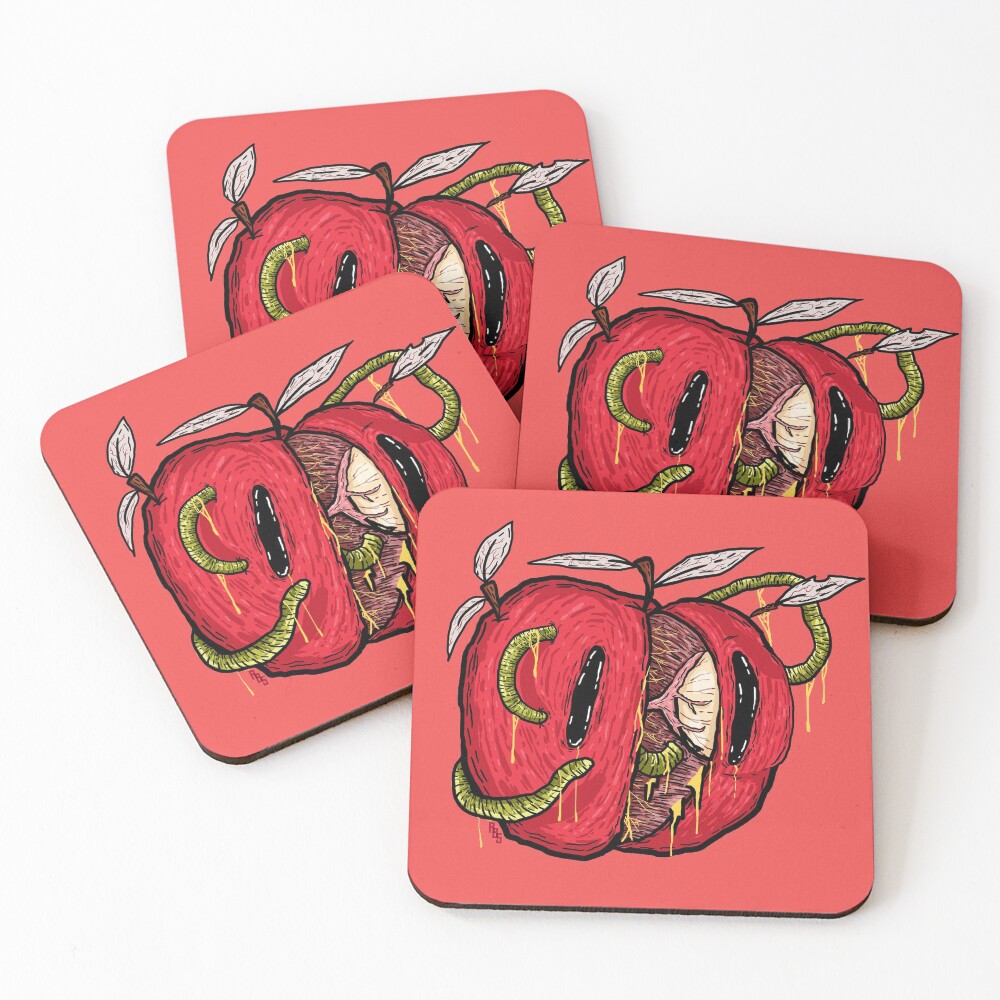 Item preview, Coasters (Set of 4) designed and sold by RottenBrainStem.