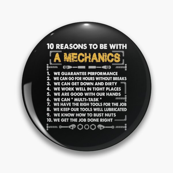 Item preview, 10 reason to be a Mechanic designed and sold by designdroplet.
