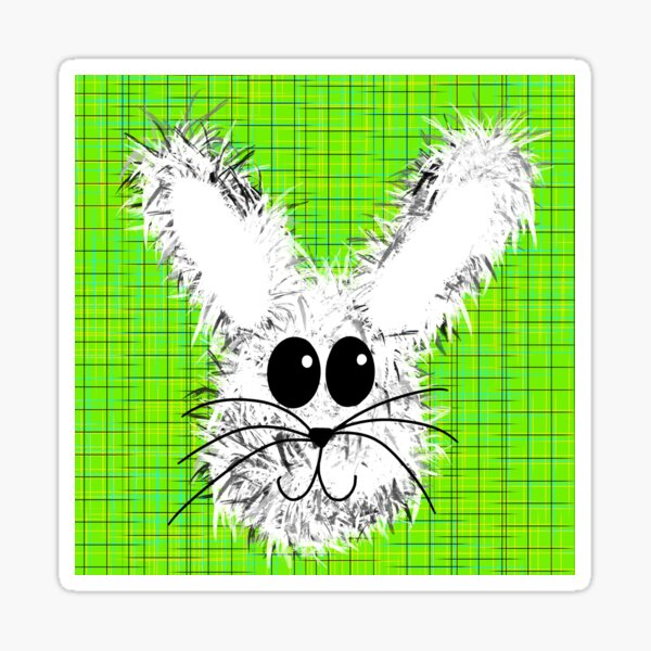 Item preview, Green Rabbit Grid designed and sold by Imemewell.