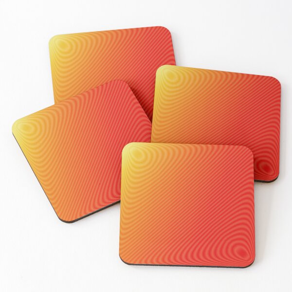 Item preview, Moire Gradient in Red and Orange designed and sold by OpalEllery.