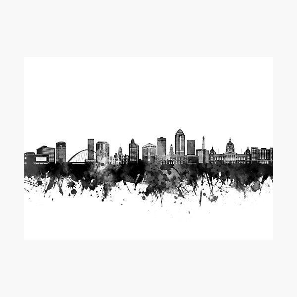Des Moines Skyline Des Moines print Des Moines art Dinosaur print Des Moines Iowa Des Moines poster Dinosaur art Dinosaur poster