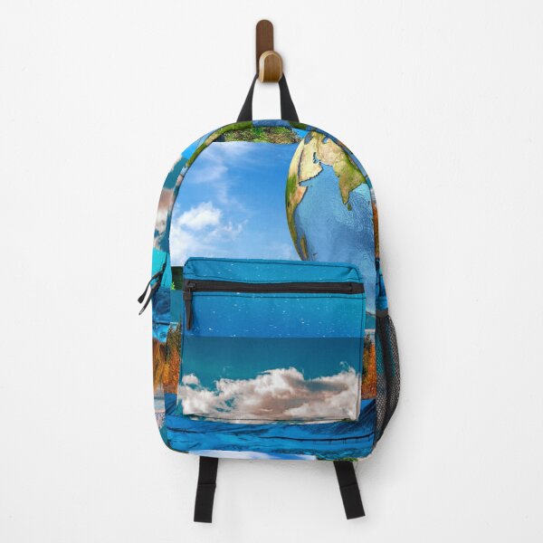 Item preview, Earth - Abstract Geometrical Shapes Blue Sky, Landscapes and Earth Globe designed and sold by silviaol.