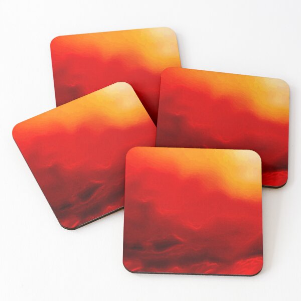 Item preview, Among Red Clouds, Abstract Digital Painting designed and sold by blueocan.