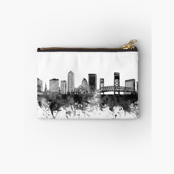 Item preview, jacksonville skyline bw designed and sold by BekimART2.