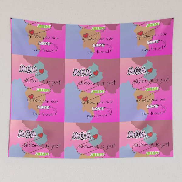 Item preview, Mum distance is just a test of how far our love can travel designed and sold by H2O-Shop.
