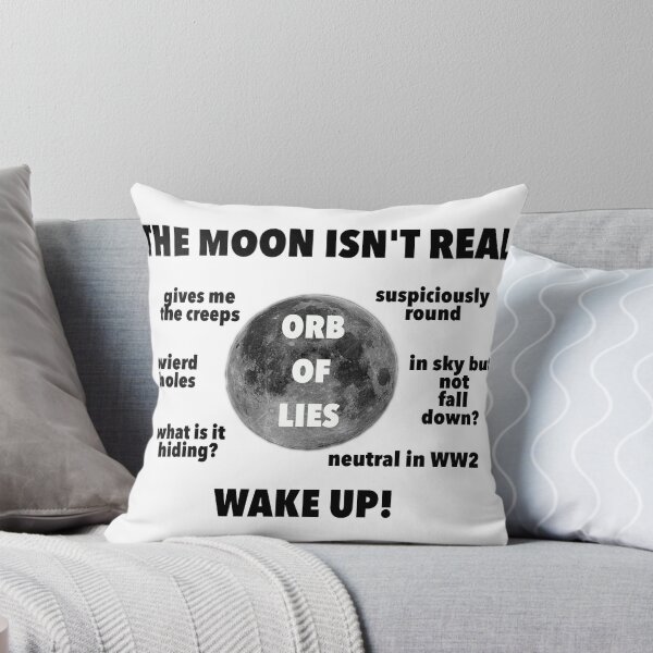 Item preview, The moon isn't real designed and sold by spyderfyngers.