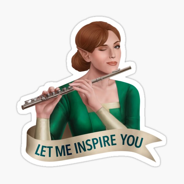 Bard: Let Me Inspire You Sticker
