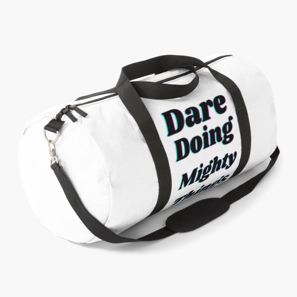 Item preview, Dare doing mighty things in black text with a glitch designed and sold by AnnaBBS.